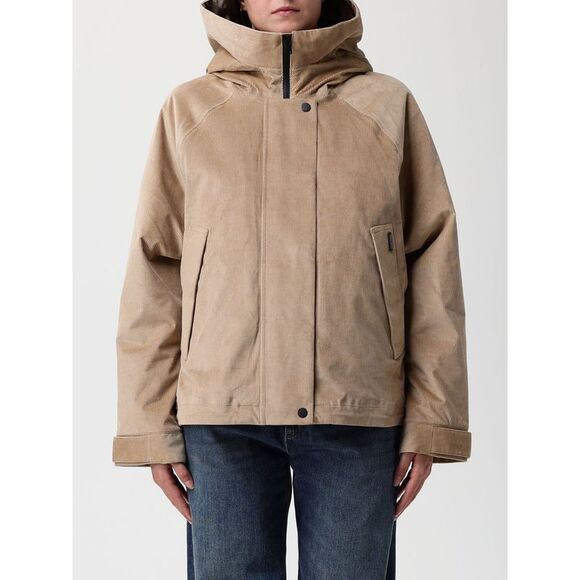 Woolrich Coat Woman Beige